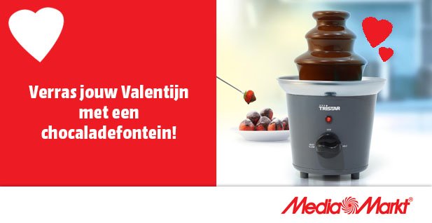MediaMarkt_ALK's tweet photo. #Verras jouw #Valentijn met een #chocoladefontein! Nu te koop bij @MediaMarkt_ALK #Tristar https://t.co/zaGp7w9D4s