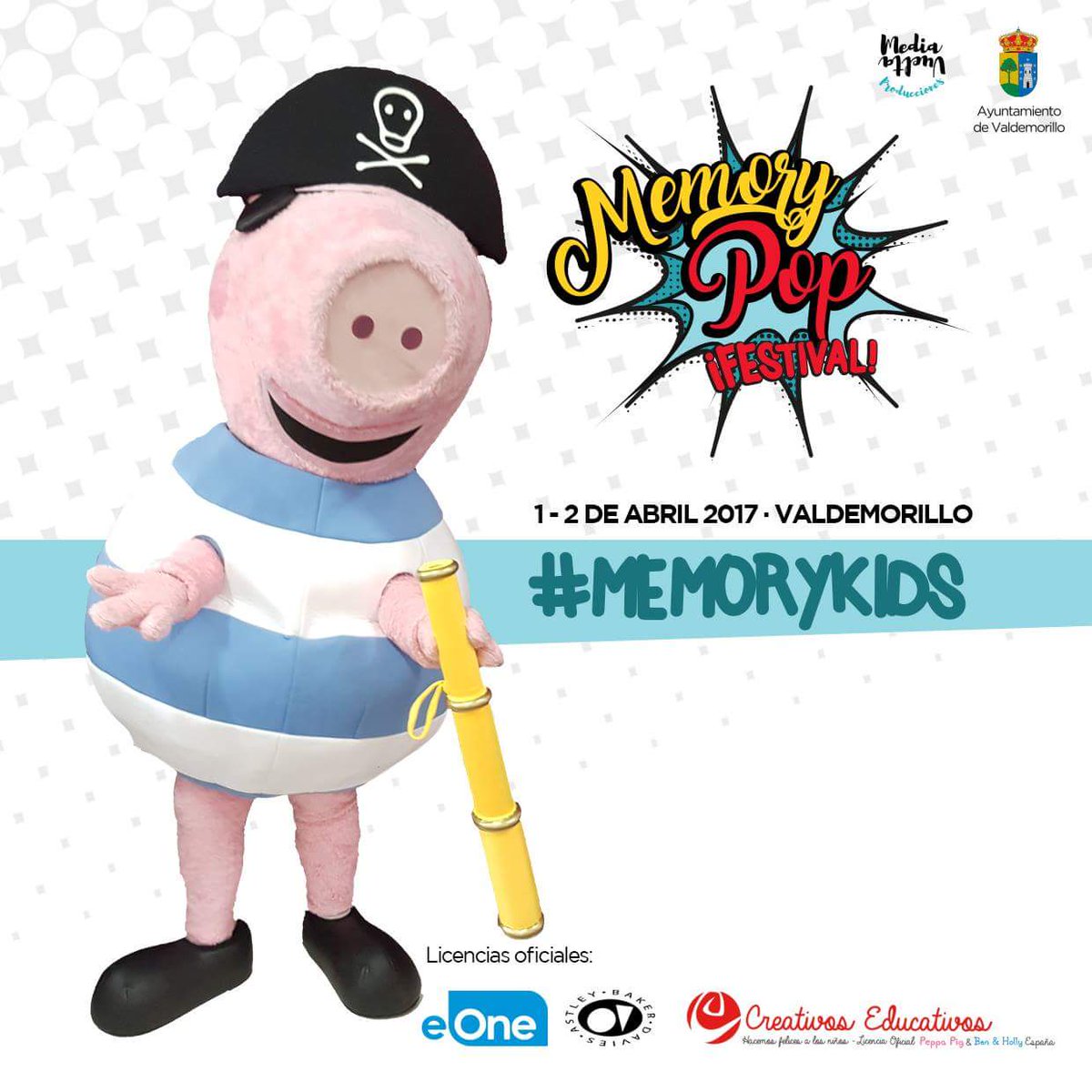 Memoryparkfest's tweet photo. Que poquito queda #MemoryPopFestival #MemoryKids #peppapig #Georgepig https://t.co/HVP1MwZeGq