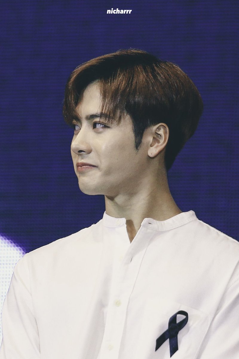 nicharrrr's tweet photo. 170204 Jackson at #itsskinthailand Fan Meeting #JacksonWang #王嘉爾 #잭슨 #GOT7 #갓세븐 #แหมมม https://t.co/tRPlQ1vOl3