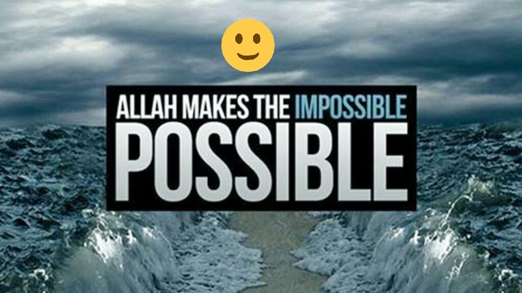 BadarM40's tweet photo. "Allah Makes The Impossible Possible." https://t.co/QzOk3pISO0