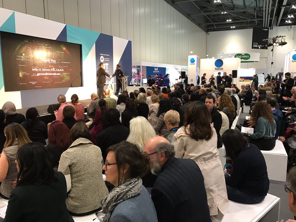 phkehoe's tweet photo. Q &amp; A time for Dr Jeffry Gerson on Why The Perioheral Retina Matters. @100Optical  @OptosUK https://t.co/HFAEhaKFuh