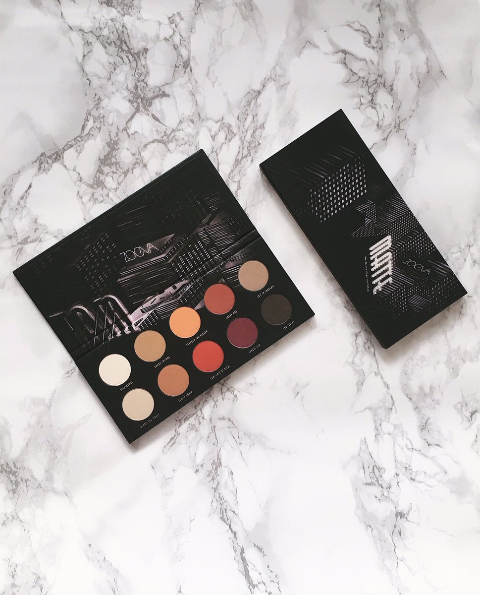 hannahdorman's tweet image. New video tonight at 7pm featuring the new @zoevacosmetics #MattePalette 😍✨