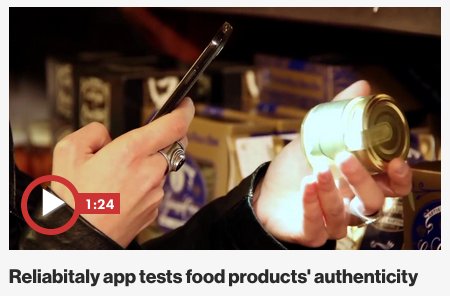 nyp.st/2kk2Thn Looks interesting! Protecting authentic, artisan, Italian producers through a smartphone app