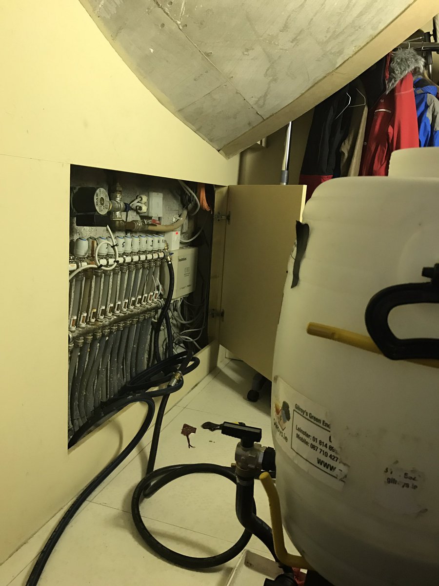 GilroysGE's tweet photo. Another #power-flush &amp; repair done in #Cork #Munster clients had no #heating for 1 week before we fixed the system https://t.co/KxJpqURZ4n