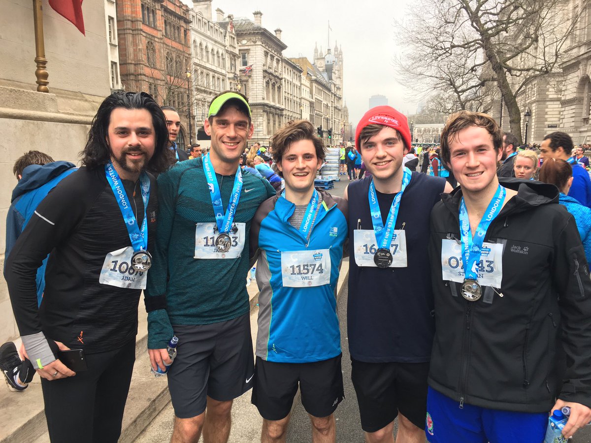 lesmisofficial's tweet photo. From storming the Barricade to storming the streets of London! #WinterRun 🏃🏻 https://t.co/ZR2kKhaghE