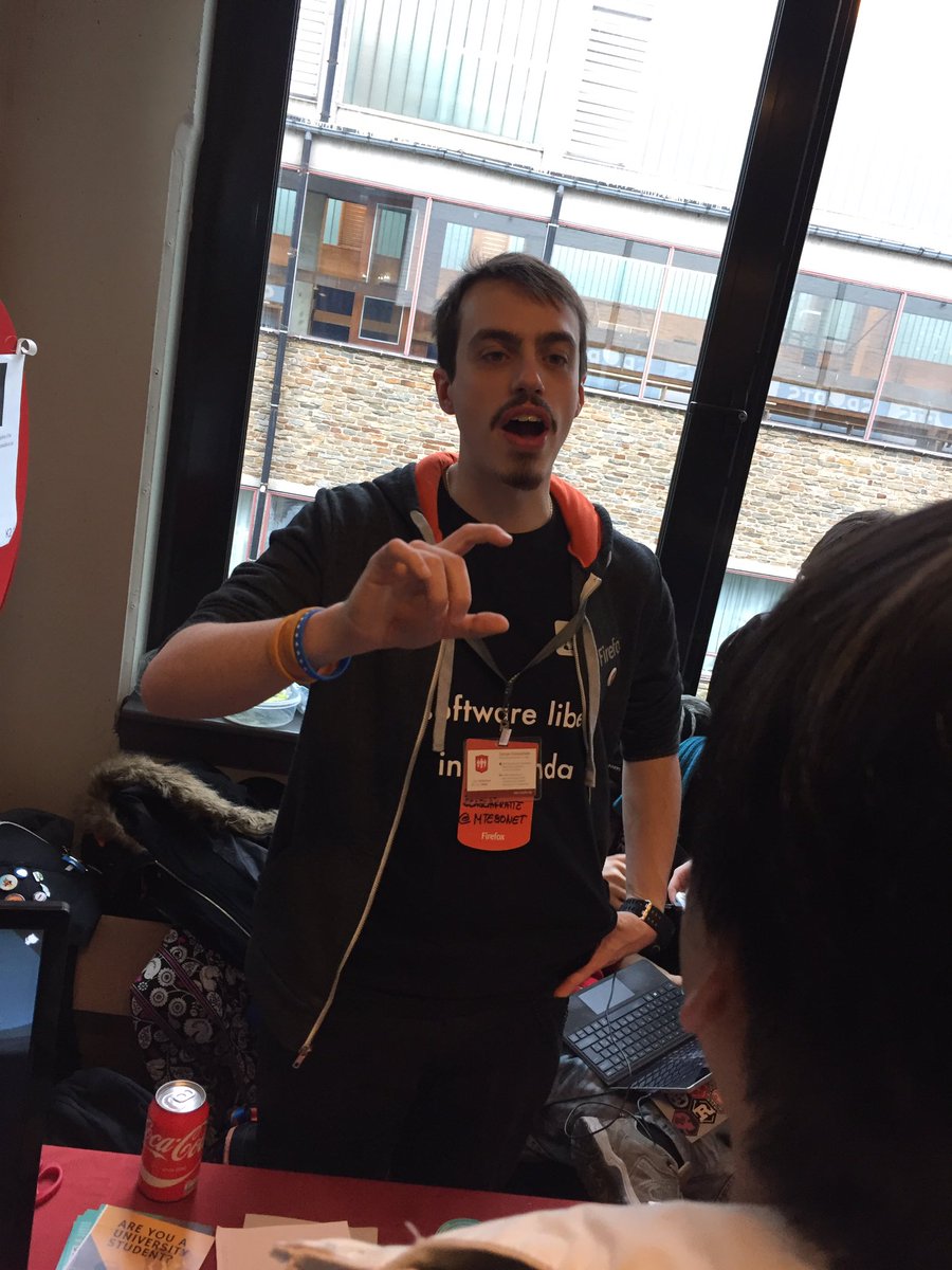 Gabriel Mičko (@gabriel_micko) on Twitter photo <a href="/Mte90Net/">Daniele Scasciafratte 🇮🇹</a> talking about Mozilla Campus Club at the #mozilla #Fosdem booth. 🗣 <a href="/Mte90Net/">Daniele Scasciafratte 🇮🇹</a> talking about Mozilla Campus Club at the #mozilla #Fosdem booth. 🗣