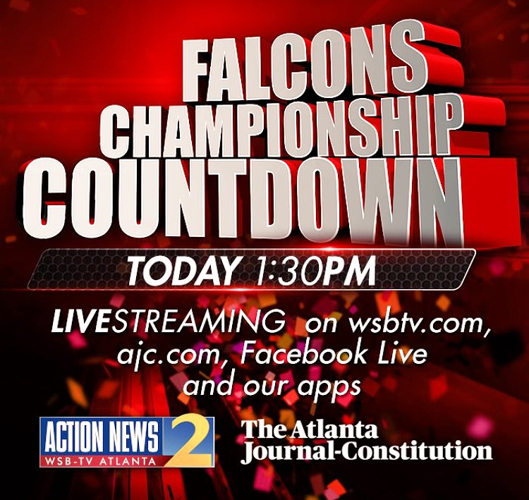 nefertitijaquez's tweet photo. We will see you again --> https://t.co/xehPyh69su! #LetsDoThis #RiseUp #FalconsFever @wsbtv https://t.co/wiWqRAS64Z