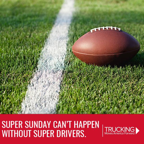 Drive4Vascor's tweet photo. As you sit down for the big game, remember it was a #truck that delivered the snacks, the TV, and the couch! #VTLSafety #truckers https://t.co/0Ur9LOSJmP