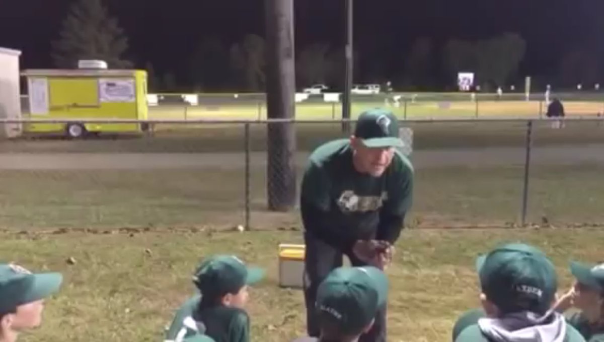 Video: Little league baseball coach gives the greatest pregame speech ever! bit.ly/2jPr6wA
