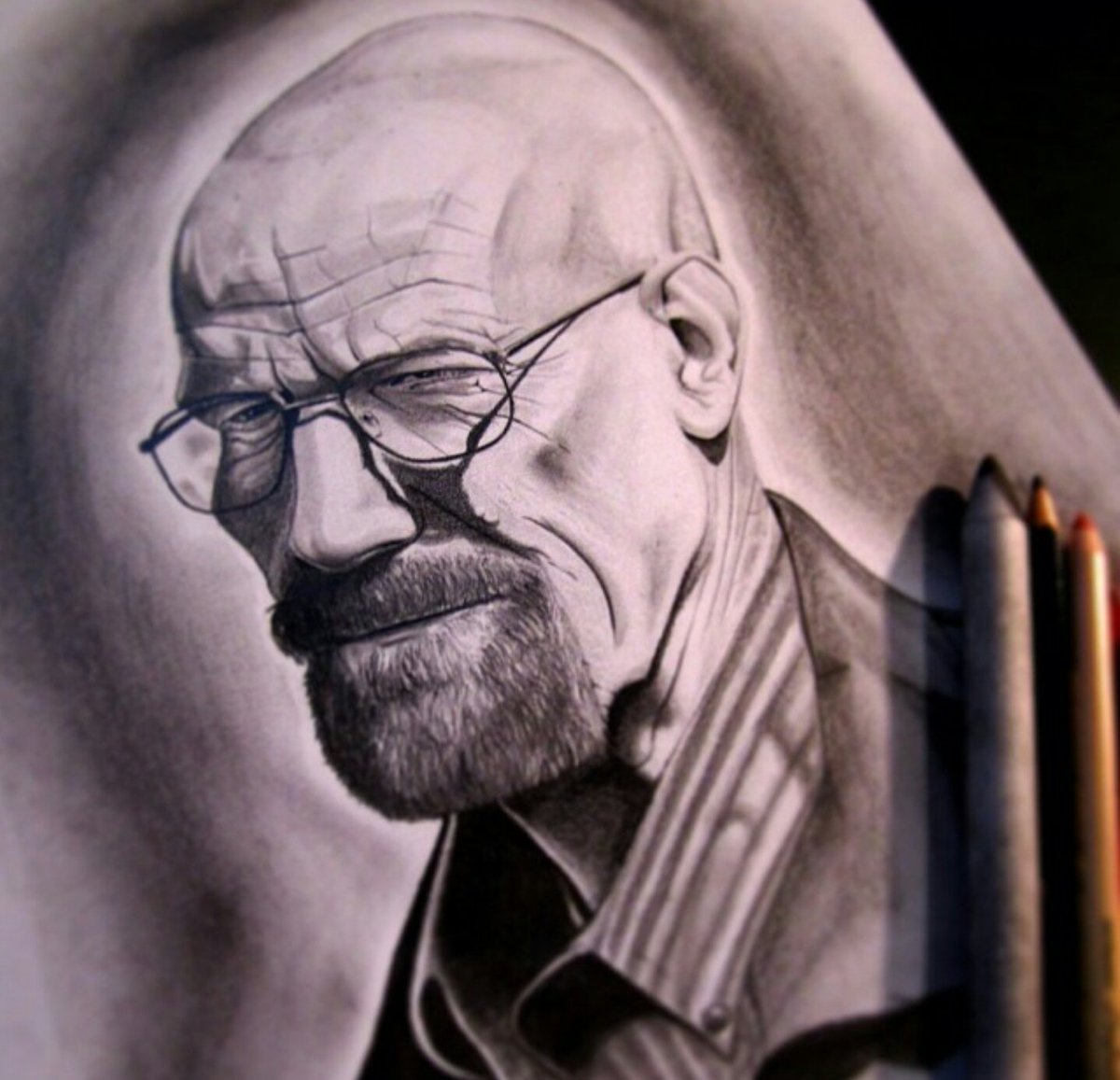 #walterwhite #breakingbad #draw #drawing #briancranston #Hollywood #Pencildrawing #Drawingoftheday #drawmytweet #realistic #netflix