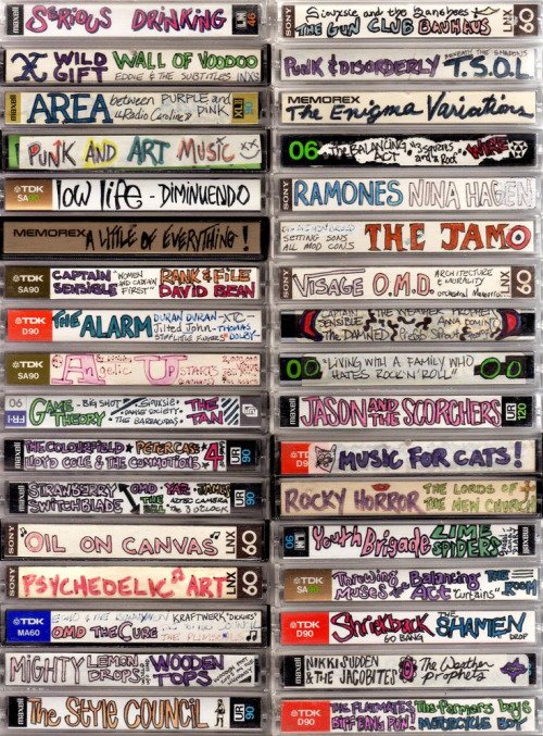 aflashbak's tweet photo. The Lost Art of Cassette Design by Steve Vistaunet https://t.co/4giLeZAY7R
