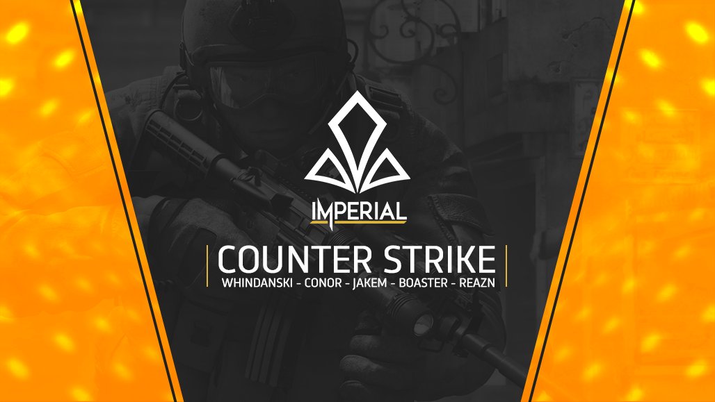 theimperialgg's tweet photo. Please join us in welcoming our new CS:GO team!!
@jakemcsgo
@conorcs_
@REAZNcsgo
@Whindanski
@OfficialBoaster
#imperialcs #csgo #ukcs https://t.co/VkGmdiAPsQ