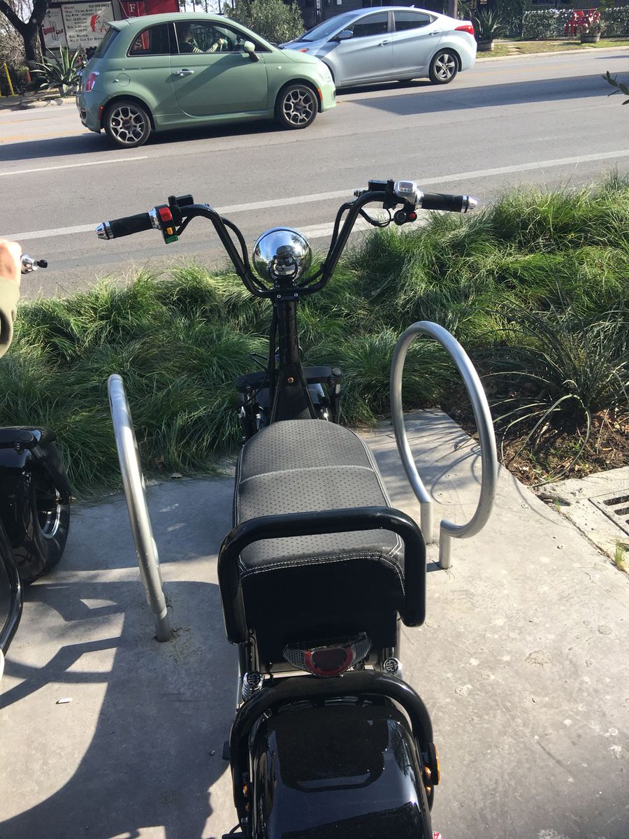 BikesMini's tweet image. No parking?  No problem.  This fully electric #minibike is treated like an #electric #bike.  No license and no insurance required in #texas