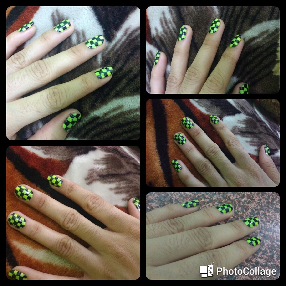 maniishark's tweet photo. #SundayNightArt #Checkerboard #NailArt #NailArtLove https://t.co/vRAVQbxY4A