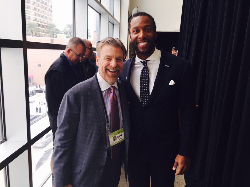 Greatness is not just measured on the field. Congrats to <a href="/LarryFitzgerald/">Larry Fitzgerald</a> for being co-winner of Walter Payton award