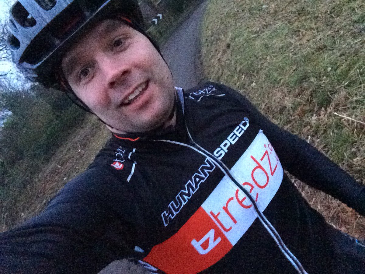 dai_bowkett's tweet photo. Wrapped up in new kit and riding new bike #spoiltrotten by @TredzBikes @humanspeeduk https://t.co/cTrMyCjCvL