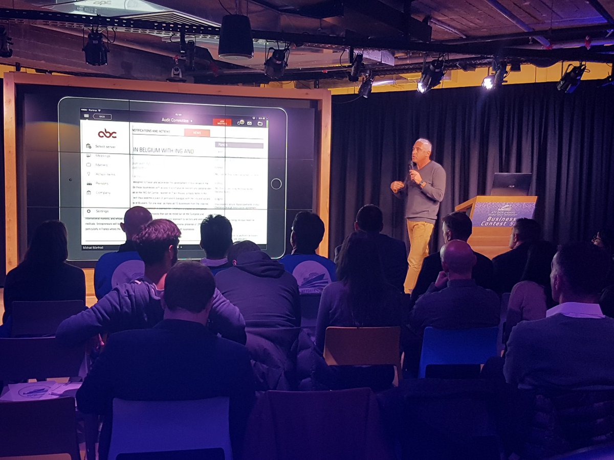 FinTechAviv's tweet photo. Good job @chemerinski presenting #Boardmaps at the @NTTDATAInc event hosted tonight by @Deloitte at @ThinkRiseTLV! https://t.co/UX1saNN05S