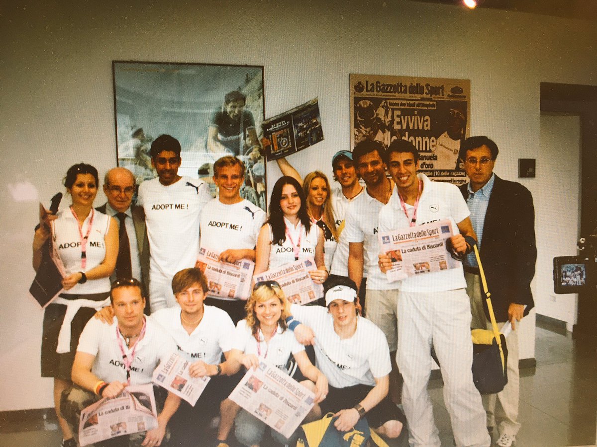 teevau's tweet photo. When #AdoptAGerman met @Gazzetta_it back in 2006. #digitalmemories https://t.co/IvEDolWyZA