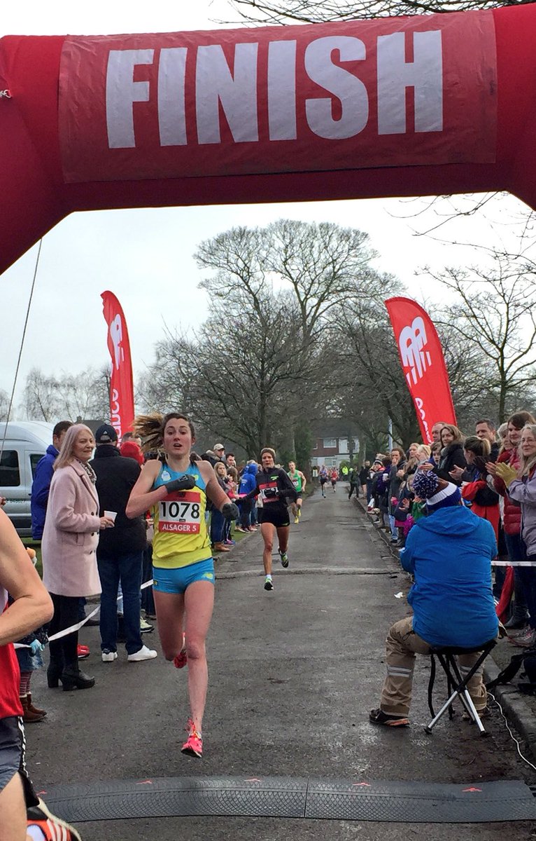 TeamNBMCR's tweet photo. A win for @LaurenHowarth21 today in the #alsager5 and 2nd place to @jonnymellor9 #teamnb https://t.co/tcxb2FnCYq