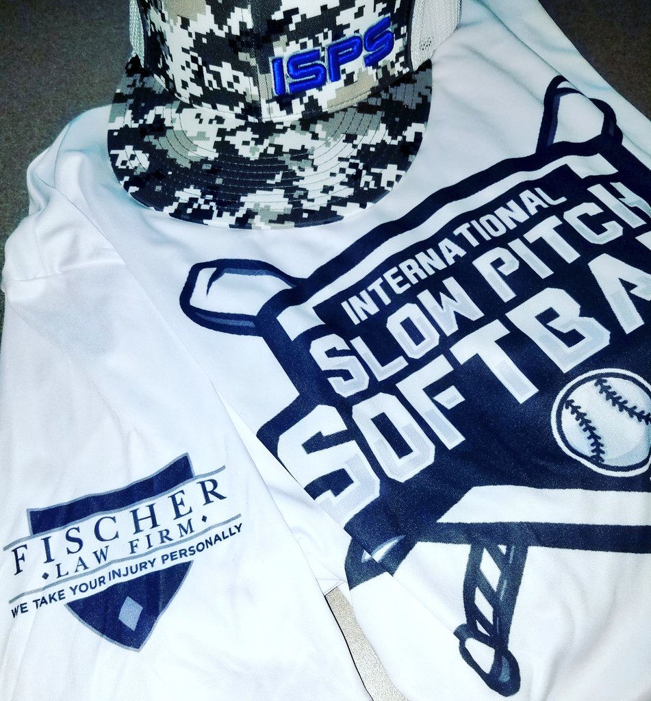 ISPSO's tweet photo. Thank you to @FischerLawFirm for the Awesome Umpire and Director Shirts for this weekend in Naples, Florida. 

#slowpitchsoftball #slowpitch https://t.co/ROYOz5UAky