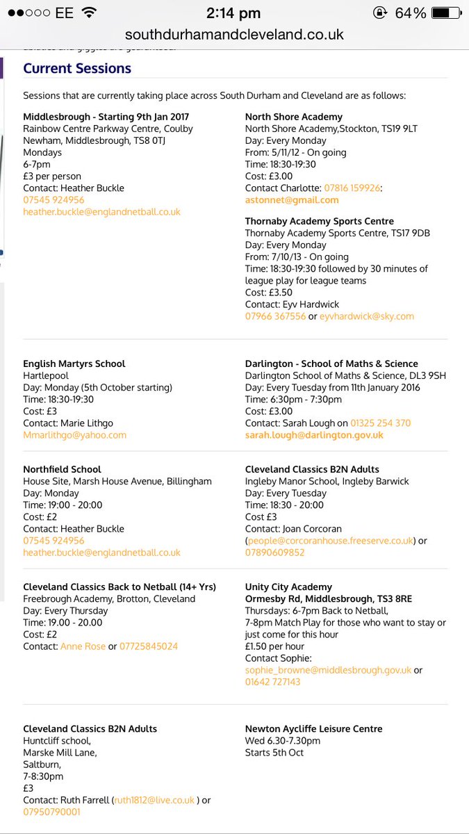 Loving the #netball on #bbcnetball ? Find a session here and get back into it: southdurhamandcleveland.co.uk/back-to-netbal…