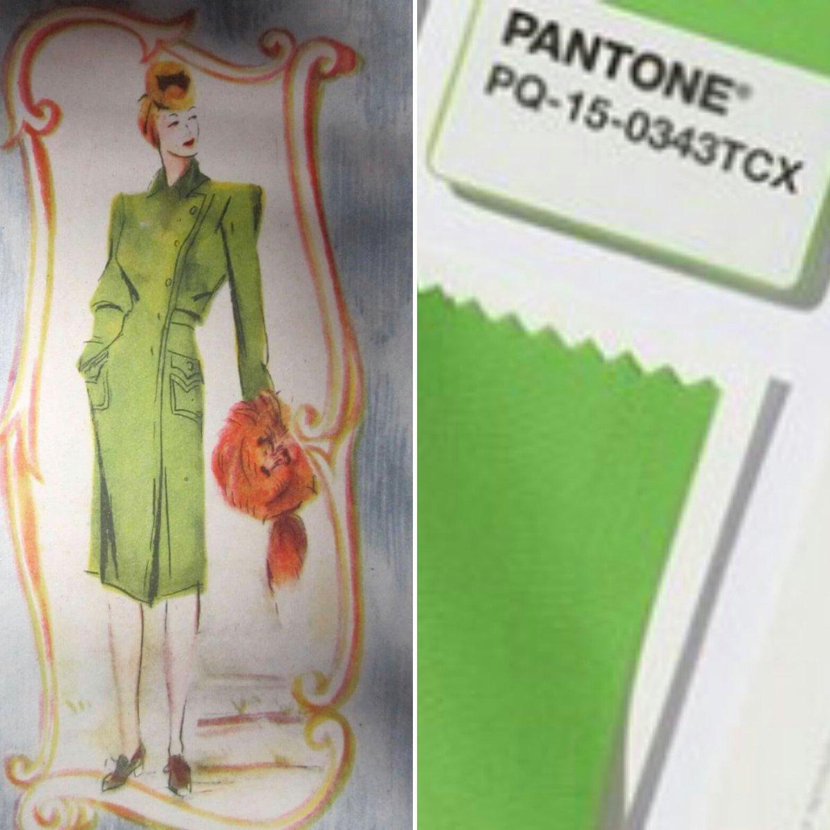 MuseoCanapa's tweet photo. La contemporaneità della #moda dal 1941 al #Greenery #pantone 2017. Fondo Amadio 2016 https://t.co/hN3G9NcGSc