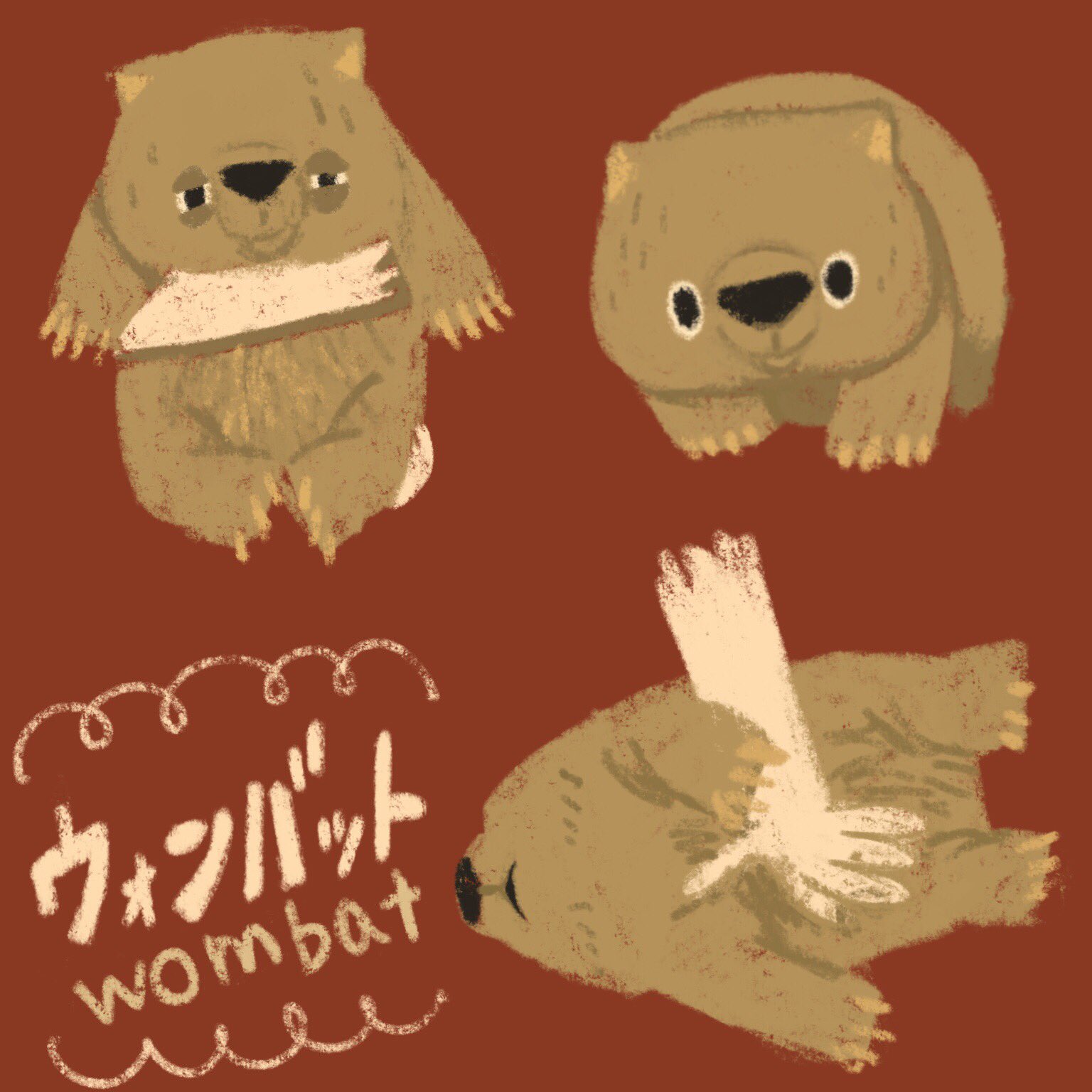 Jerky Pa Twitter 甘えてるウォンバットは何回見てもかわいいなあ Illust Illustration Art Vombatidae Wombat イラスト ウォンバット Jerky Pa Twitter 甘えてるウォンバットは何回見てもかわいいなあ Illust Illustration Art Vombatidae Wombat イラスト ウォンバット