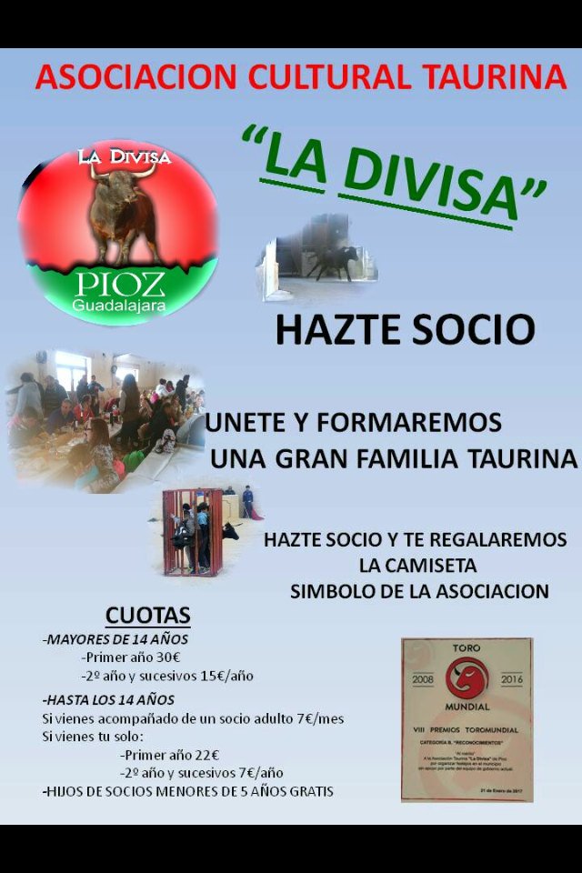 ASCLaDivisaPIOZ's tweet photo. ÚNETE A NOSOTROS! HAZTE SOCIO! https://t.co/hooDQedAVy