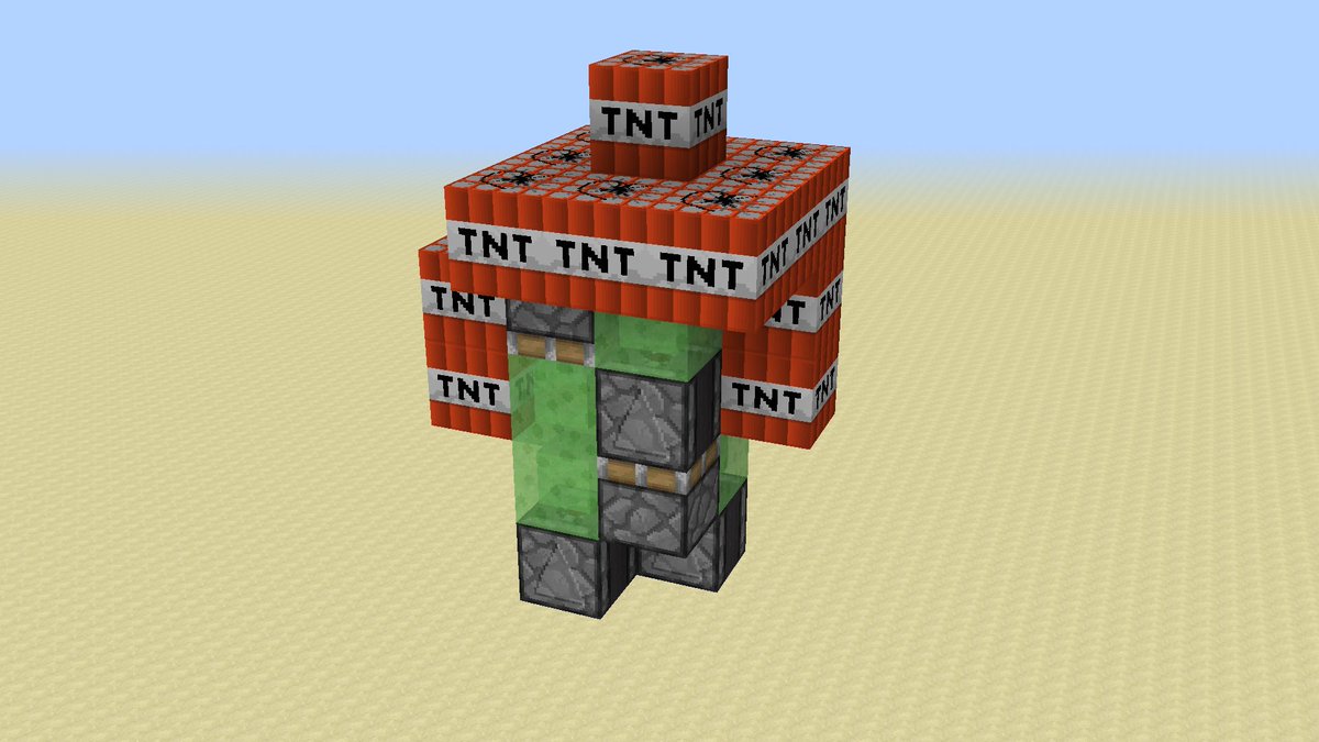 It flies at 2 blocks per second and can carry 25 TNT! 