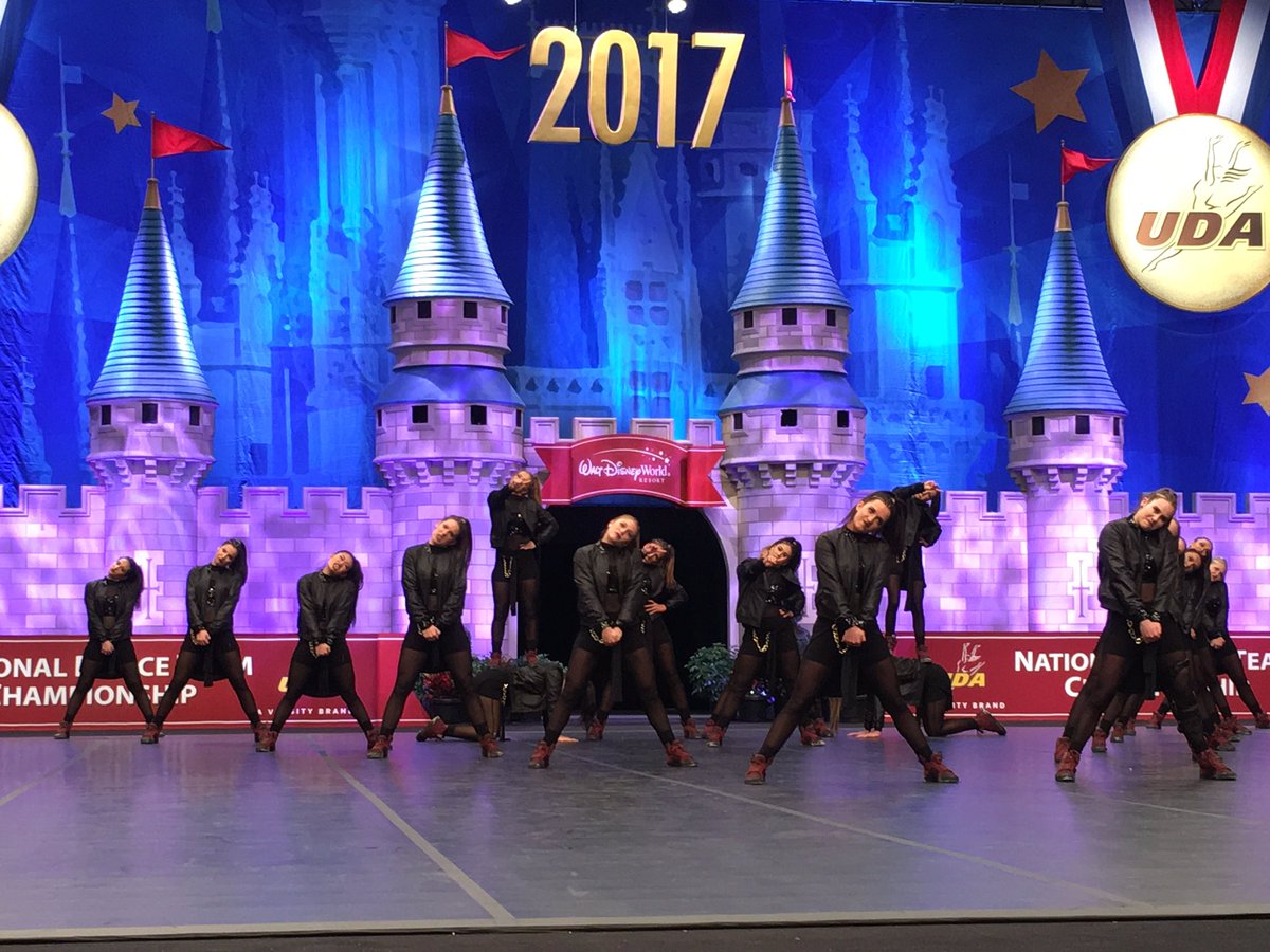 Peters Township means business competing for the Large Varsity HH National Championship! #UDAnationals