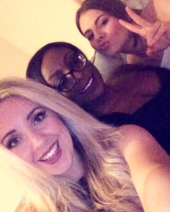 JessCracknell's tweet photo. Fab night with these two hotties  🎉👯😘 @AbigailHaywood @ChidiOnuoha https://t.co/C0jQPaQwgy