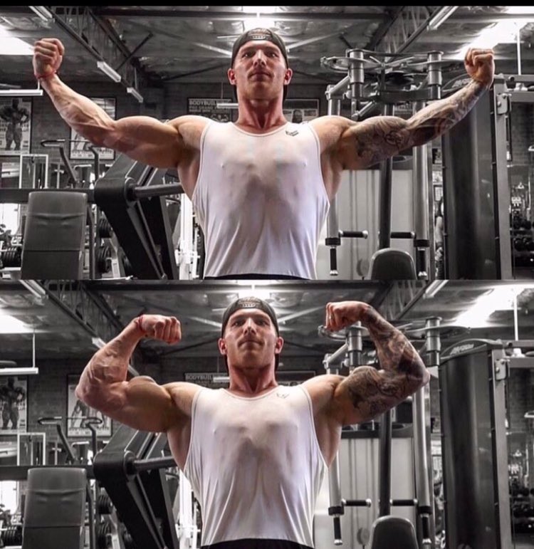 gysfitness's tweet photo. Sponsored Athlete Jeremy showing us what he got in the Essential Tank! 🔥🙏🏽 shop now!!! https://t.co/xpTX3dRF26