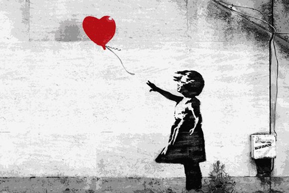 Let it go… Love is Freedom – Creative StreetArt by Bansky – Be ▲rtist – Be ▲rt Magazine crwd.fr/2lbp6f4