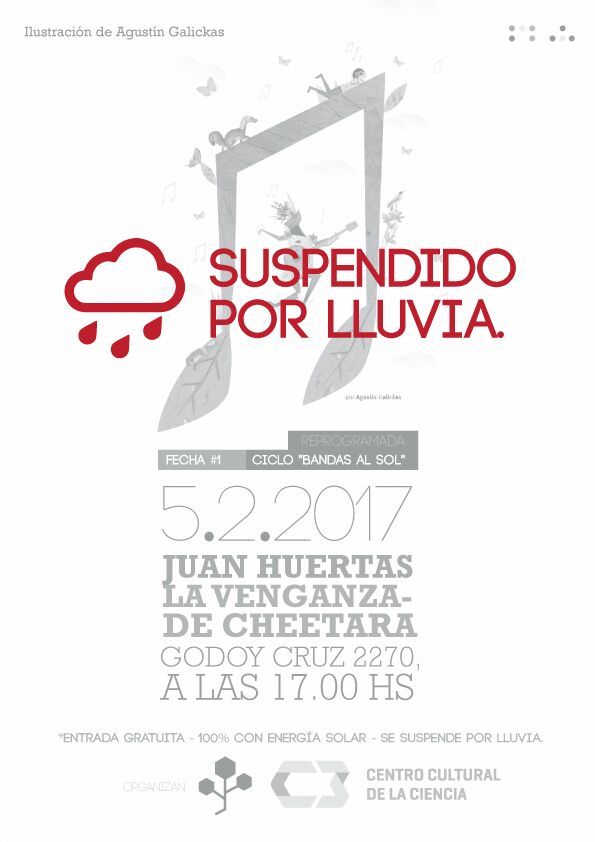 sintesun's tweet photo. Lamentamos informar que debido a las condiciones climáticas nos vemos obligados a  suspender la fecha de hoy. https://t.co/PUGJcB4UC1
