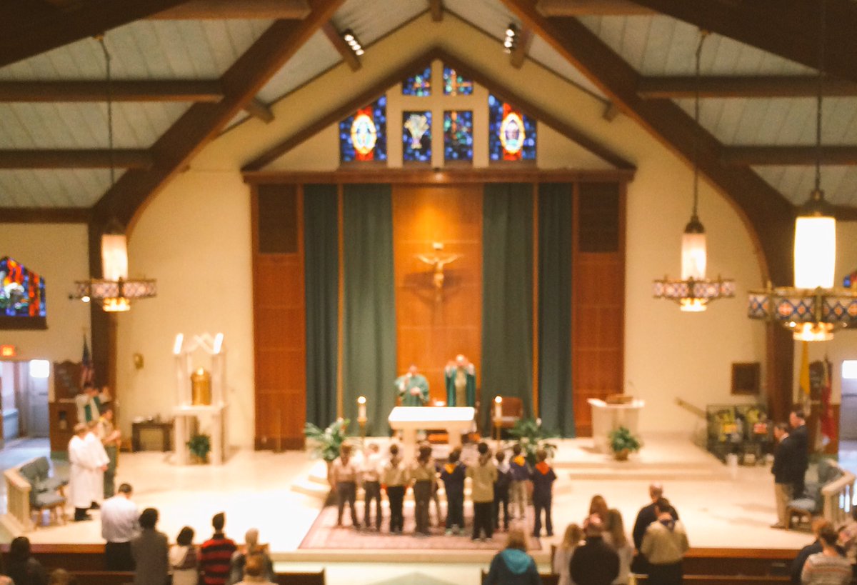 DMBW's tweet image. Blessing of the Scouts at St. Paul's. @NwkArchdiocese @JoeTobin @thecubscouts @boyscouts #ScoutSunday #StPaulRCC #Troop31 #Pack175 #Faith