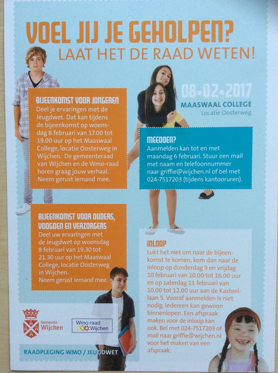 WmoRaadWijchen's tweet photo. NIet vergeten: de raadplegingen komende week door WMOraad en Gemeenteraad, https://t.co/ZBPRe3XnGm