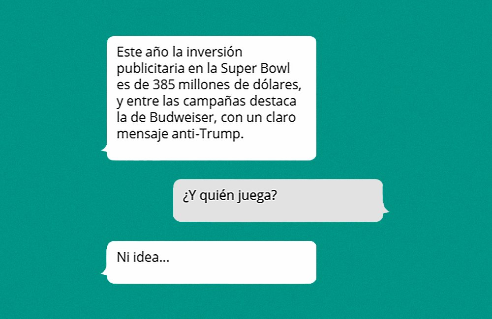 Todos los años igual... #SuperBowl