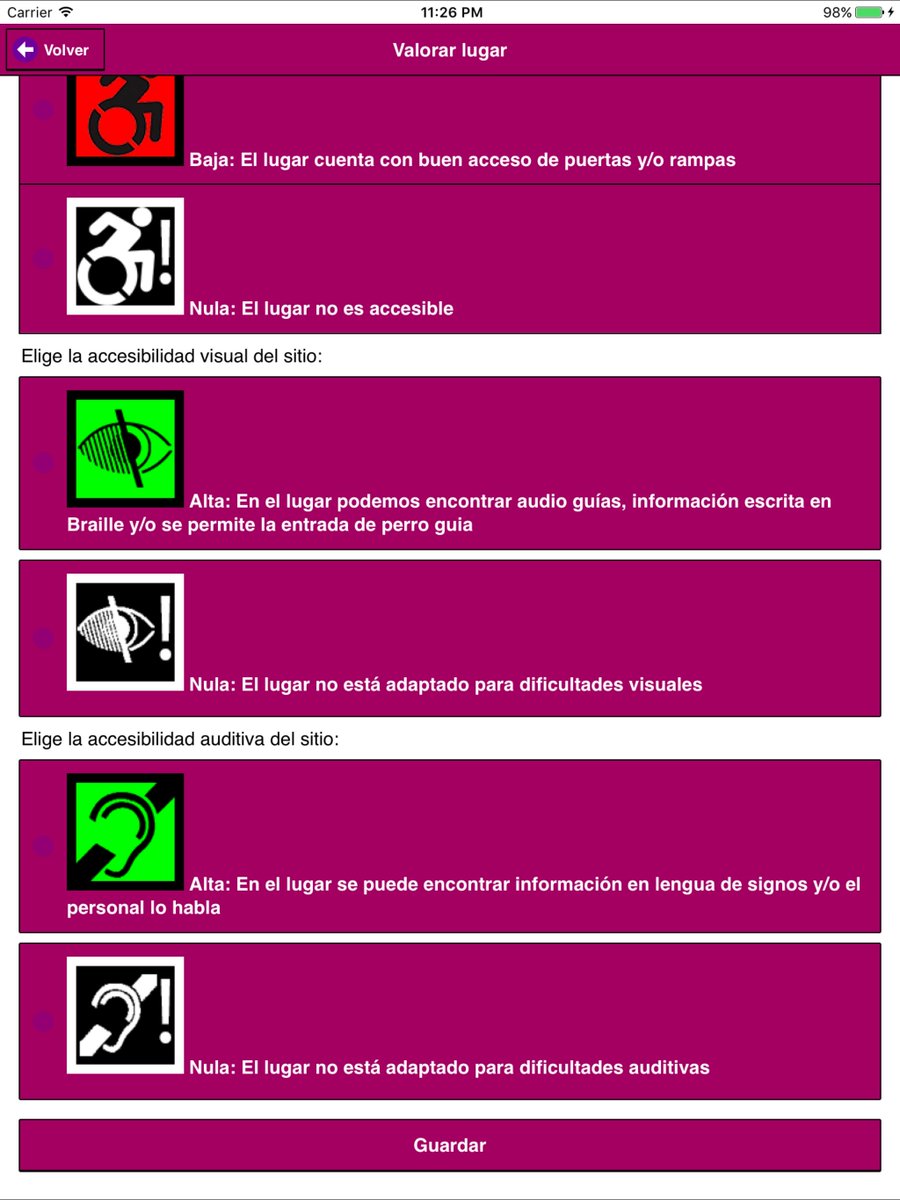 esaccesibleapp's tweet photo. ¿Para que sirve un fin de semana con un tiempo de mierda? Pues para aprovecharlo... Recién enviada la versión 2.0.1 https://t.co/uKCxEMz4V7