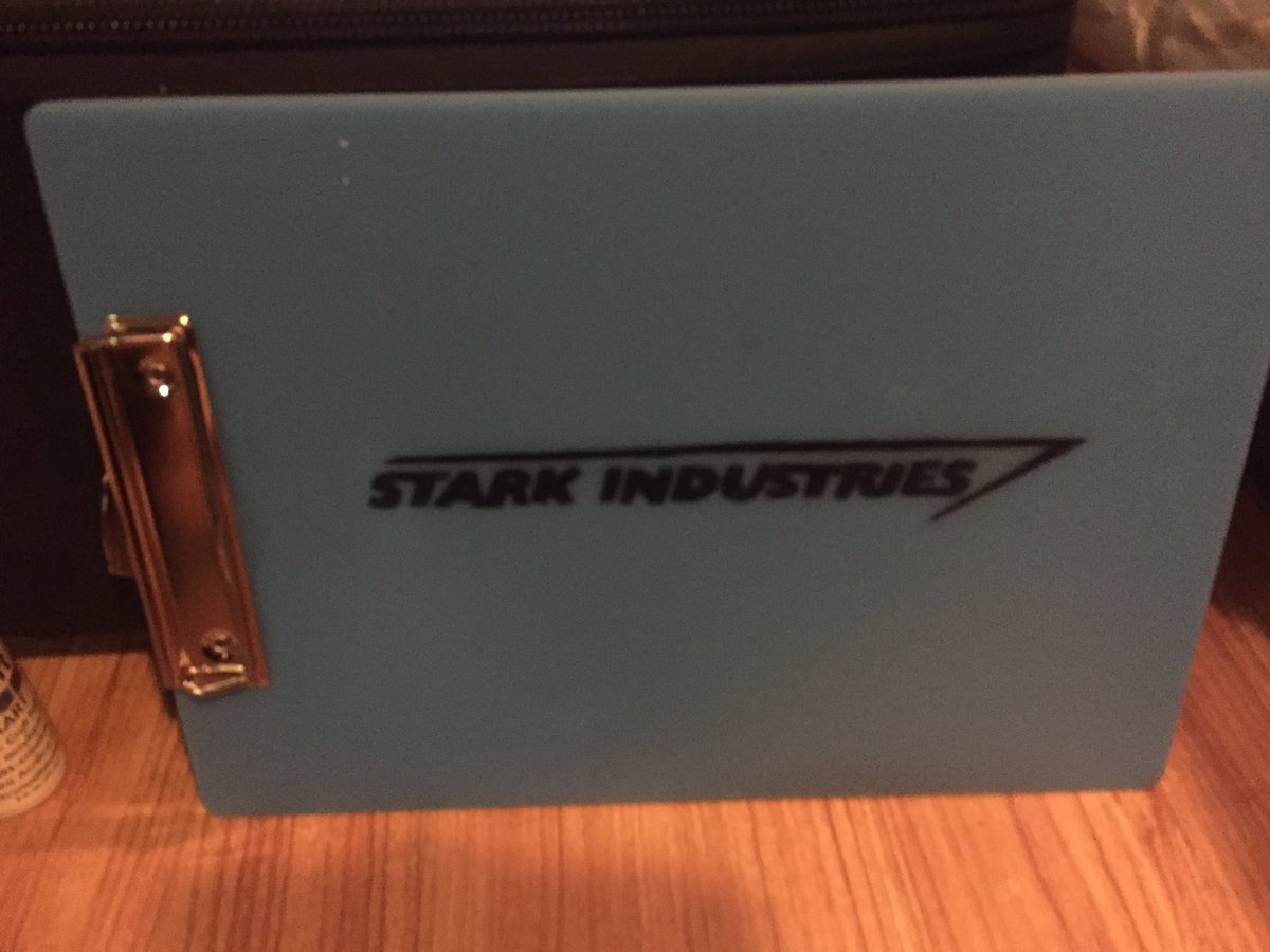 StephLeigh2393's tweet photo. My finished work clipboard! ❤#StarkIndustries #TonyStark #workequipment #geekingoutatwork https://t.co/g5M4RK1L78