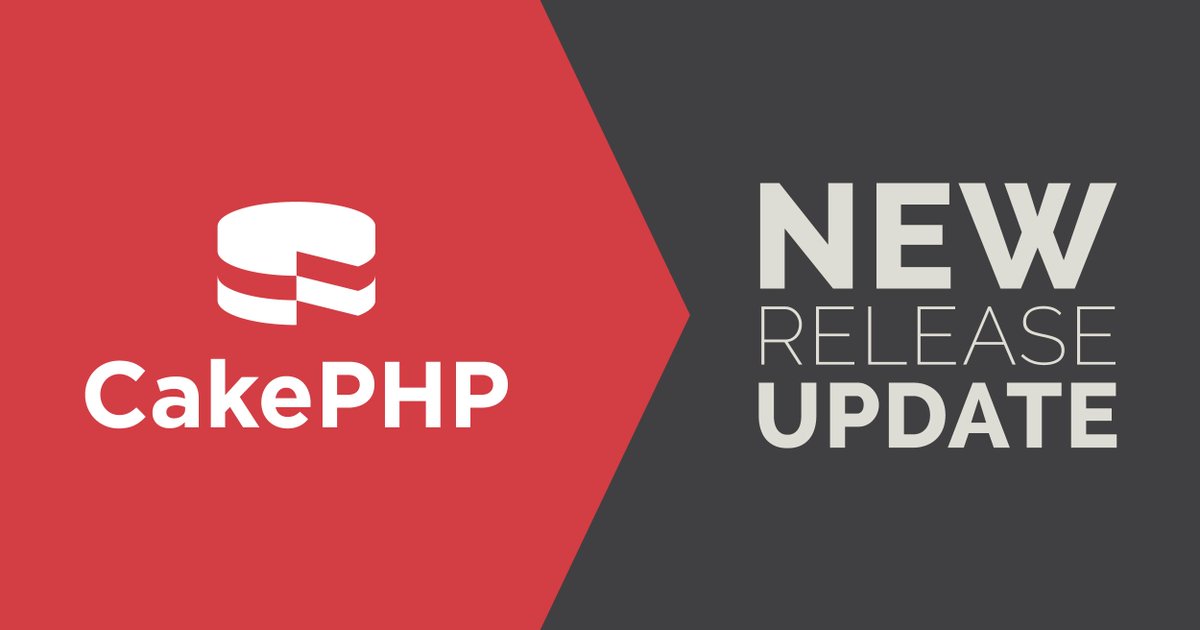 cakephp's tweet image. CakePHP 3.4.0-RC4 now available! 3.4 provides a number improvements both large &amp;amp; small to CakePHP #CakePHP bakery.cakephp.org/2017/02/04/cak…
