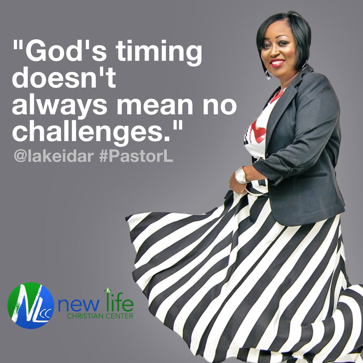 rodneyrobertson's tweet photo. "God's timing doesn't always mean no challenges." —Pastor L #PastorL #TeamNLCC @LaKeidaR @nlcctr https://t.co/O7elajd1WE