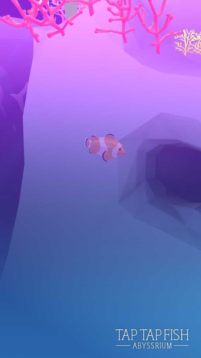 Trev594's tweet photo. My Percula Clownfish:) 
#taptapfish
Download: https://t.co/ZnF4GJU7GN https://t.co/l2IQJcnIdq