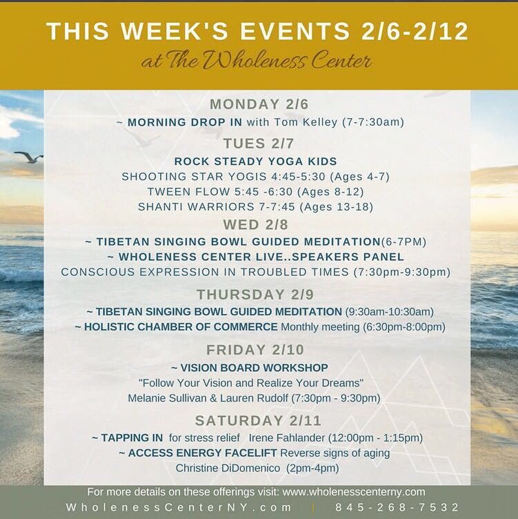 WholenessC's tweet photo. **BIG EVENTS THIS WEEK**
You're invited to join us in one of our many offerings this week!… https://t.co/CFRAP4vJbZ https://t.co/JKyFlECwOV
