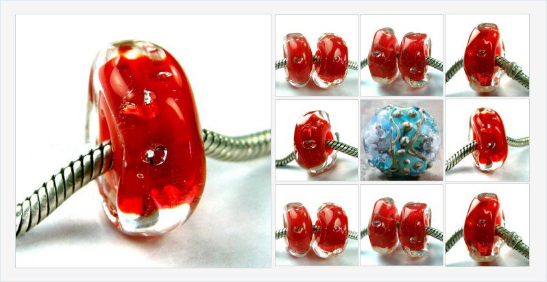 Covergirlbeads's tweet photo. #Red #Nugget #LargeHoleBead #LampworkBead #HandmadeGlassBead #SliderBead Clear #CubicZirconias @Covergirlbeads https://t.co/5KDtDSq85Y https://t.co/HwmzbpgUj6