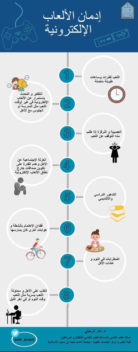 خطورة الالعاب الالكترونية