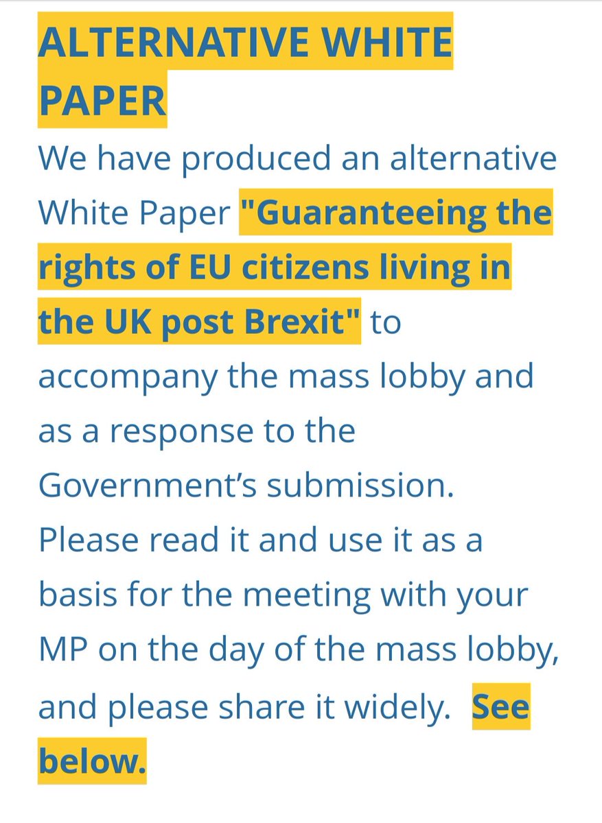 the3million's tweet image. Alternative #WhitePaper produced by @The3Million
Guaranteeing the rights of EU citizens living in the UK post Brexit
media.wix.com/ugd/0d3854_7a8…
