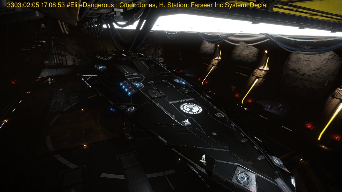 Cmdr_Halo_Jones's tweet photo. On The Black Pig: Deciat
: 3303/02/05 17:09:00 Bags packed. #Formidine Rift Ready. #EliteDangerous #Exploration https://t.co/puBzAQku2e