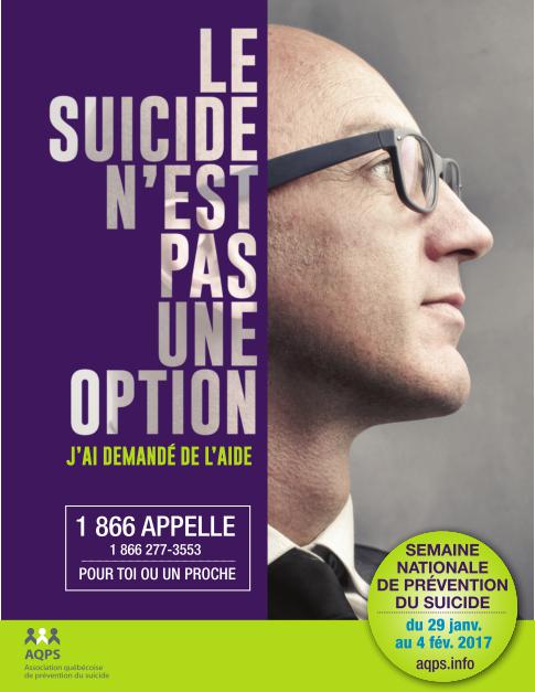 AQPS_Quebec's tweet photo. Semaine #PreventionSuicide terminée, poursuivons ensemble le travail pour réduire le nbr de suicides. #tesimportant https://t.co/E1TaXPXMXP https://t.co/yf08l0iKp7