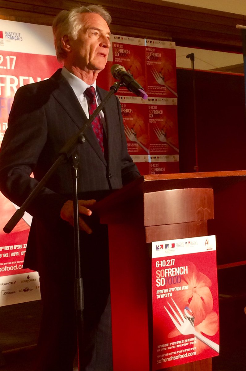 franceenisrael's tweet photo. The 5th edition of French culinary week in #Israel #SoFrenchSoFood with #Alsace is now officially launched ! #SFSF2017 #beteavone https://t.co/jwWYMabgpl