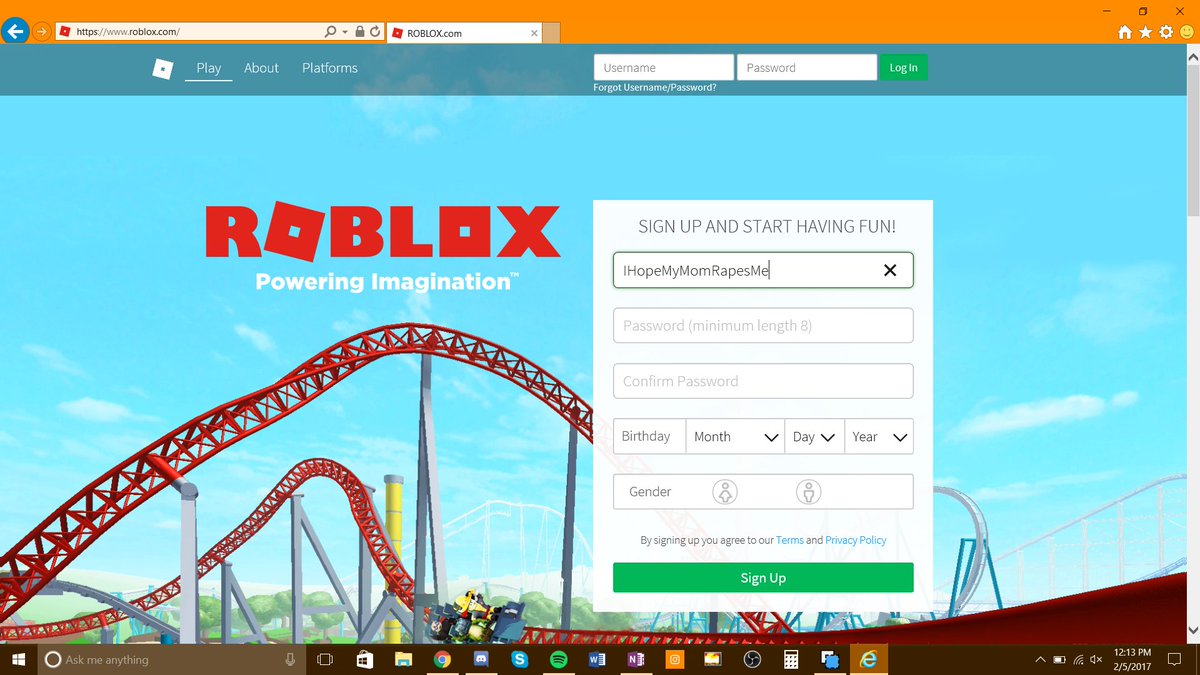 roblox usernames and passwords